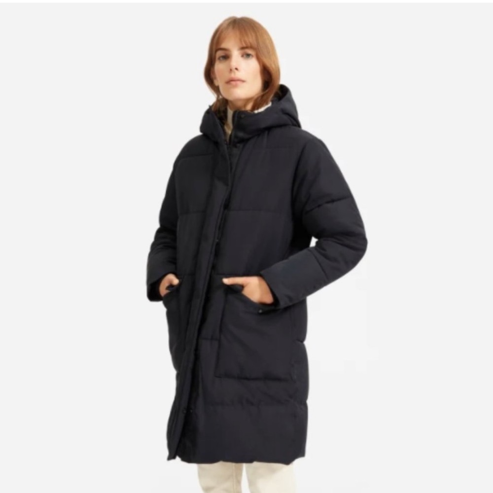 Everlane Renew Long Puffer Parka Jacket